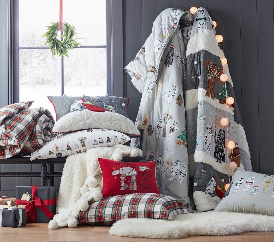 Stewart Plaid Flannel Sheet Set & Pillowcases Pottery Barn Kids UK